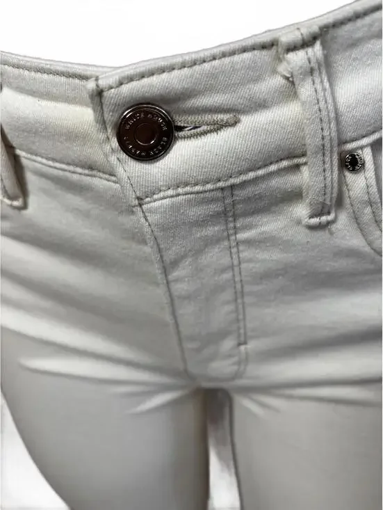 White House Black Market Y2k Cream Cropped Pants. Spring Y2K. Size 2. - Picture 5 of 11